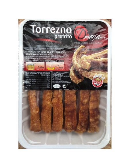 Torreznos de Soria prefritos - bandeja 500gr