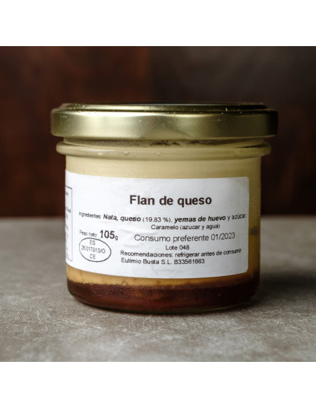 Flan de queso -Eutimio